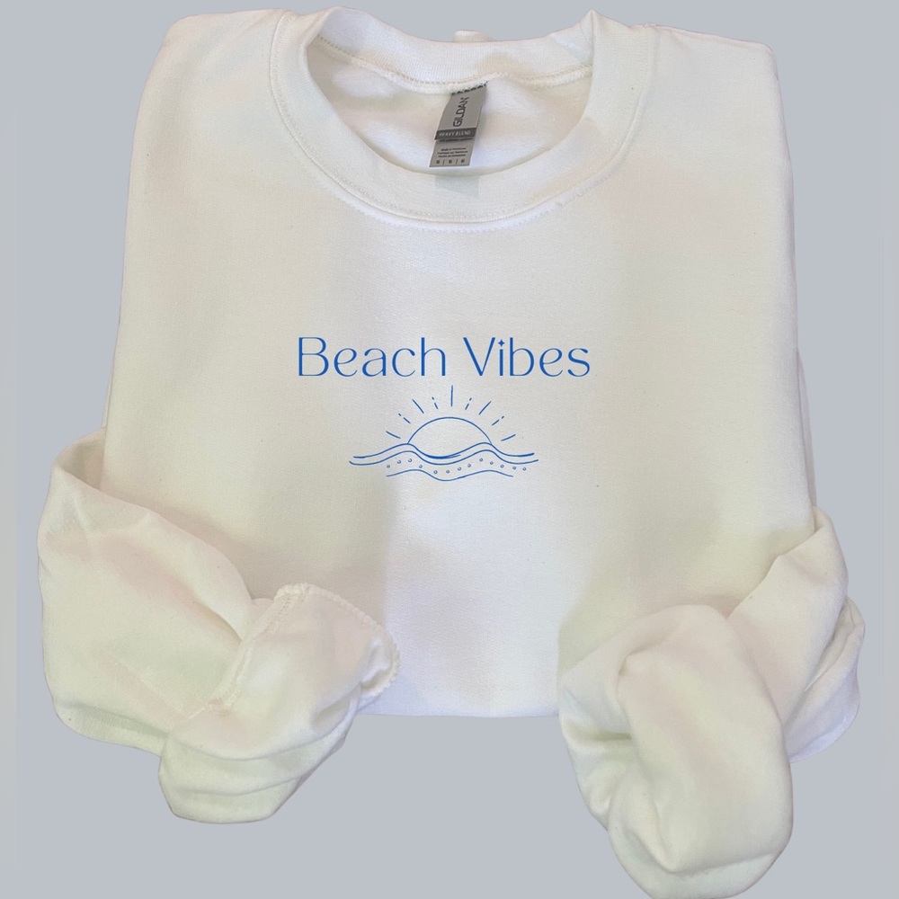 Beach vibes sweatshirt